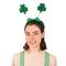 Beistle; Beistle Adult Glittered Shamrock Boppers, 2ct.; Category:St. Patrick's Day Party Supplies; Image:3
